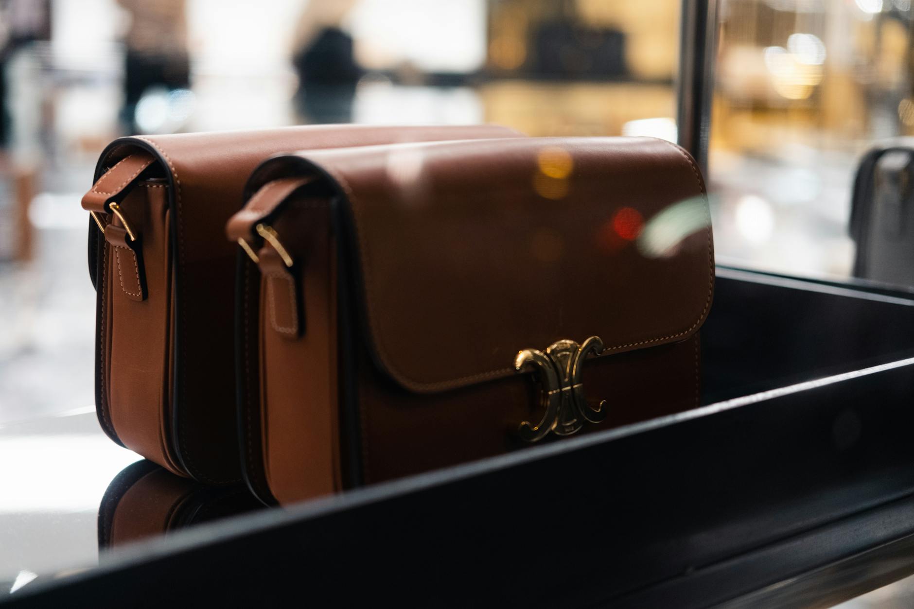 Premium leather handbag showcasing luxury accessory design and craftsmanship