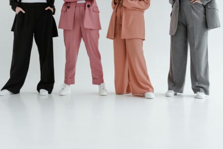 Cargo Trousers Are Overtaking Tailored Trousers in Office Dress Codes Person wearing styled cargo trousers with a blazer in a modern office environment