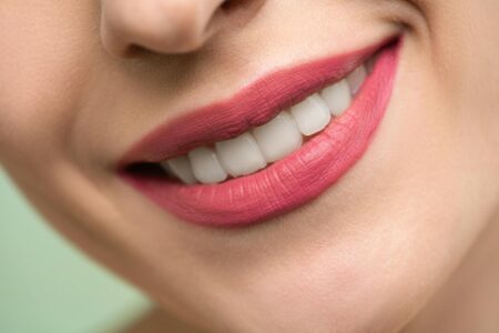 Dental Veneers Are Losing Ground to Enamel-First Dentistry Close-up of a natural, healthy smile showing well-maintained teeth
