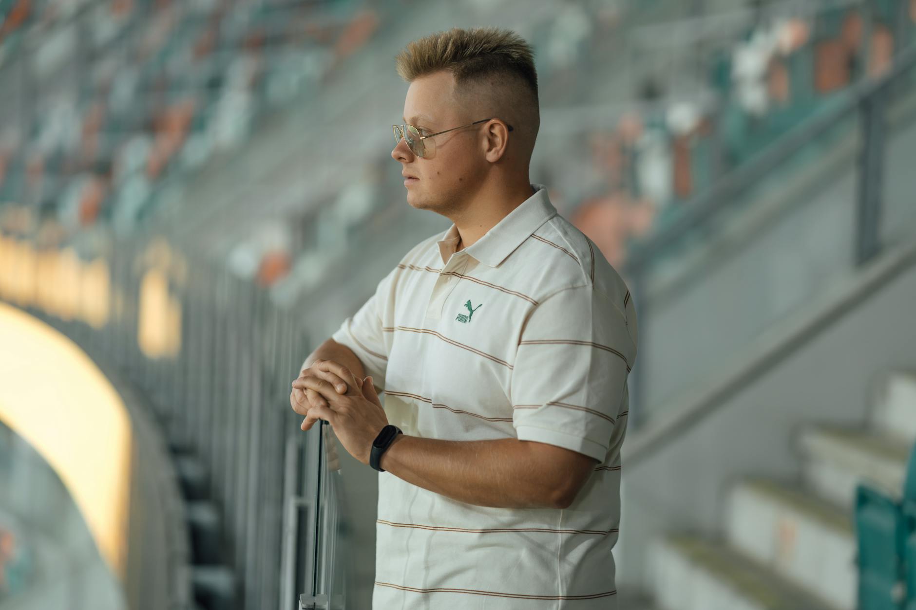 A neatly styled polo shirt laid flat on a clean surface, representing modern casual fashion